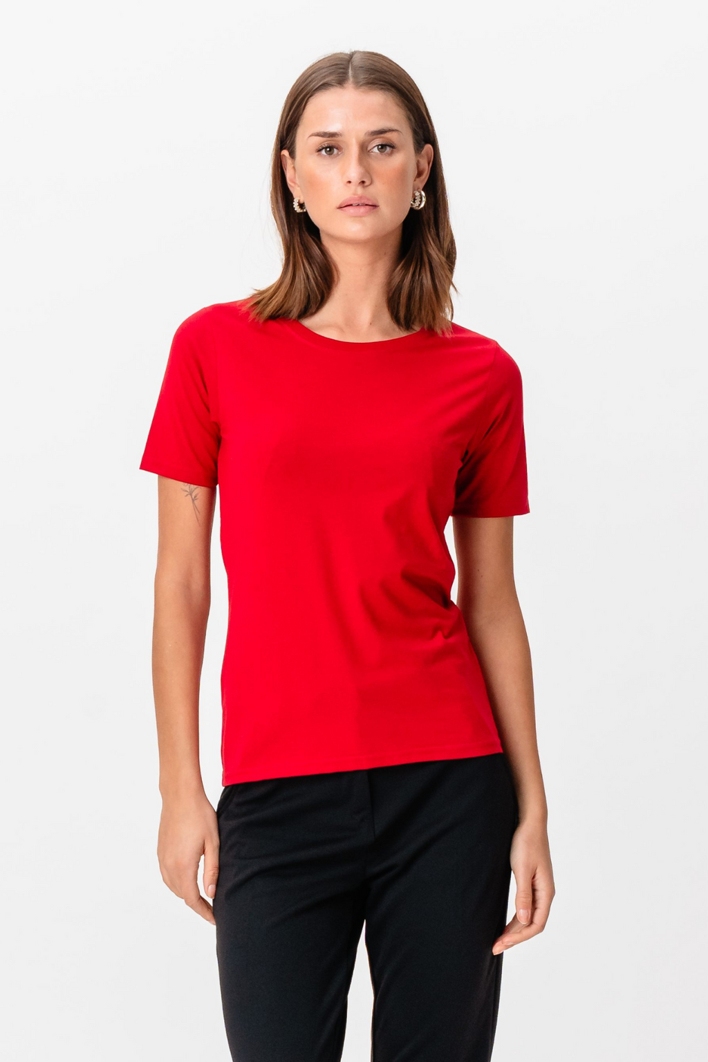 T -shirt di base - rosso