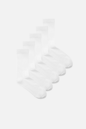 Calzini da tennis Heritage 5 pz. - Bianco