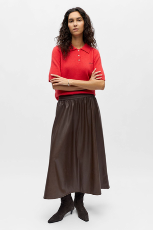 Polo Debbie lavorata a maglia - Stella di Natale