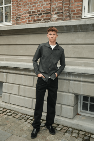 Jeans larghi - Nero Denim