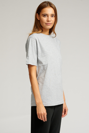 T -shirt oversize - grigio melange