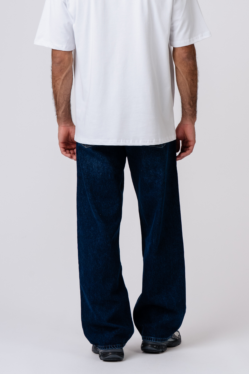 Jeans larghi - Blu scuro