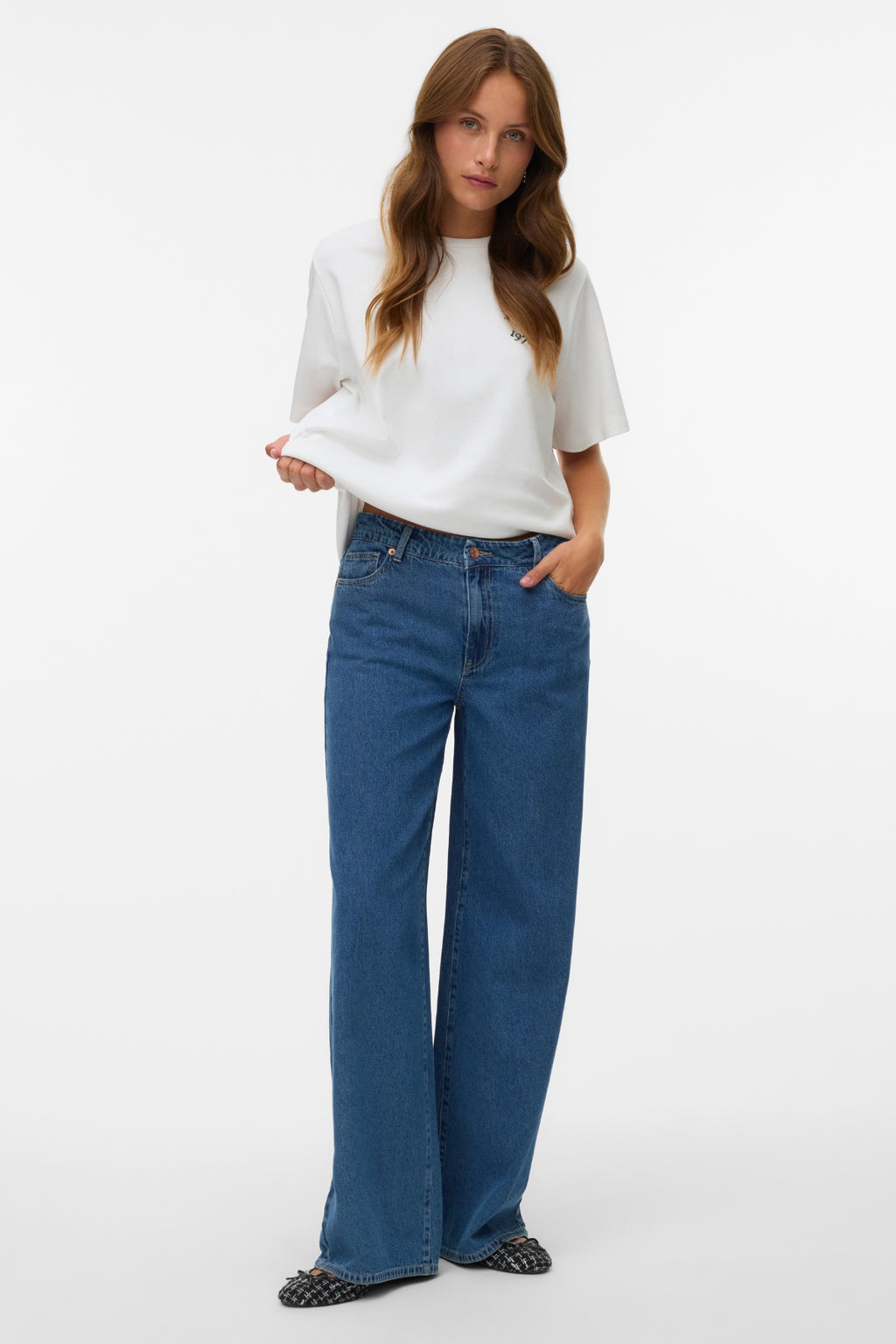 Jeans larghi Remy - Denim blu medio