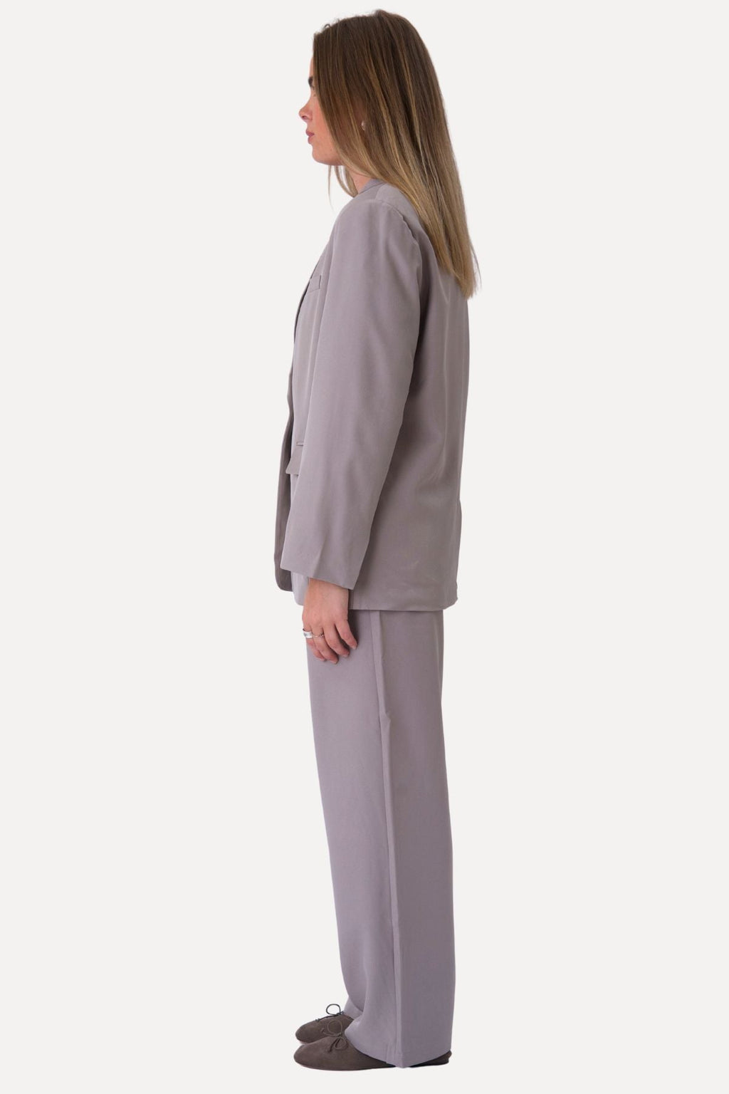 Blazer di grandi dimensioni - grigio