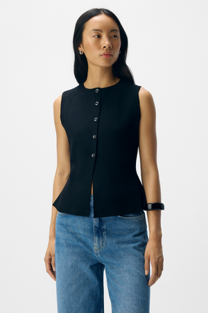 Reynard Knit Vest - Black