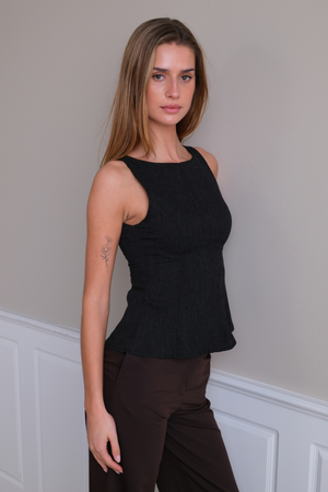 Aya Top- Nero