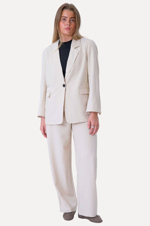 Blazer di grandi dimensioni - beige