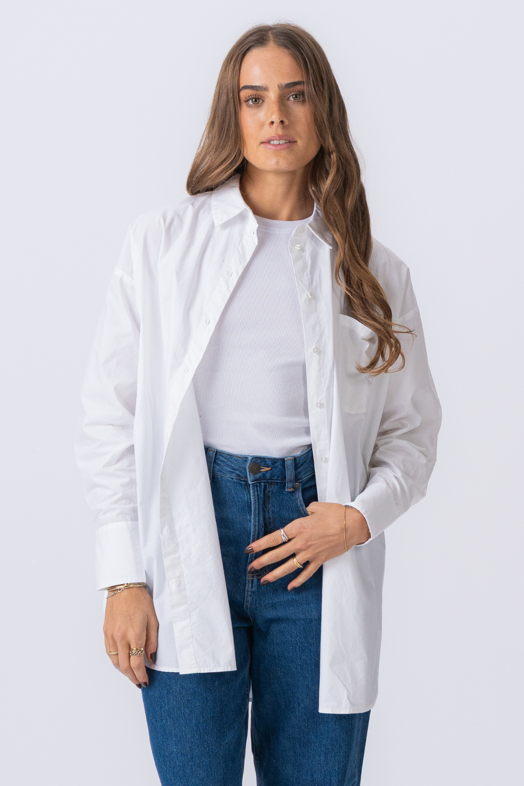 Oversized Shirt - White