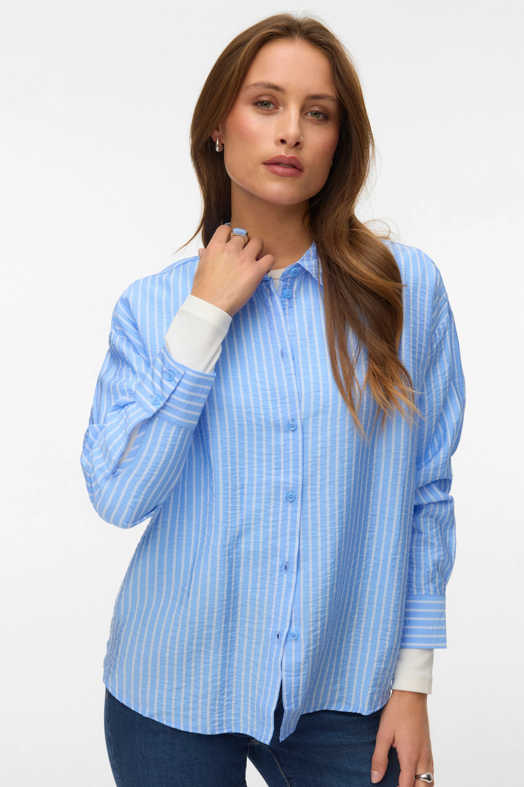 Camicia Kaja Ls - Vista Blu Sandra