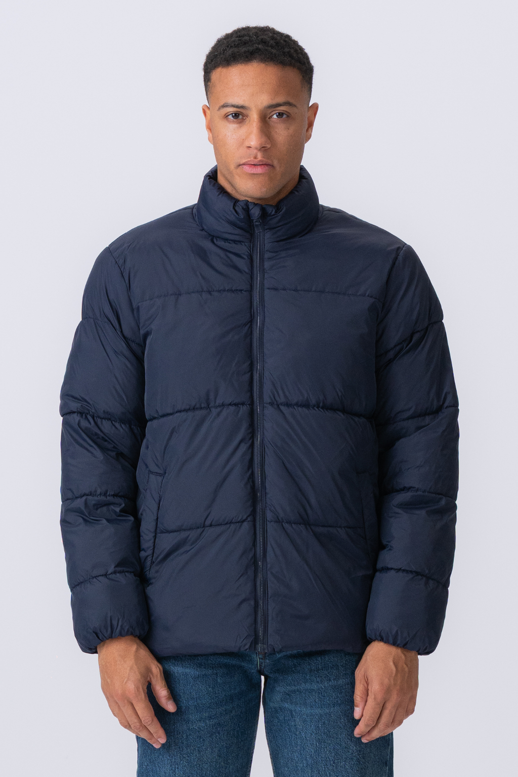 Puffer Jacket - Navy