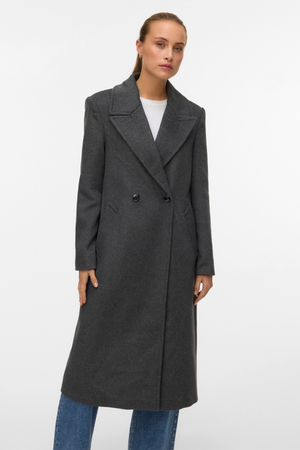 Garner Long Coat - Media medio grigio