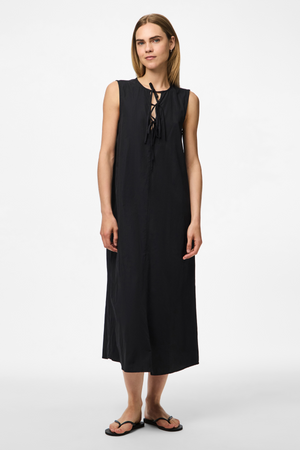Jenna Tie Dress - Nero