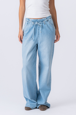 Jeans larghi Nicole - Blu