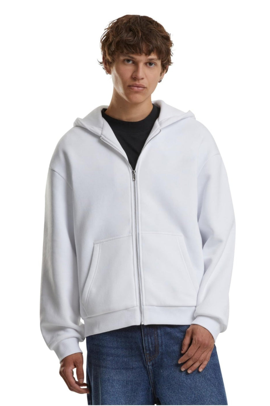 Everyday Zip Hoodie - White
