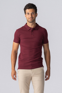 Muscolo Polo Shirt - Borgogna