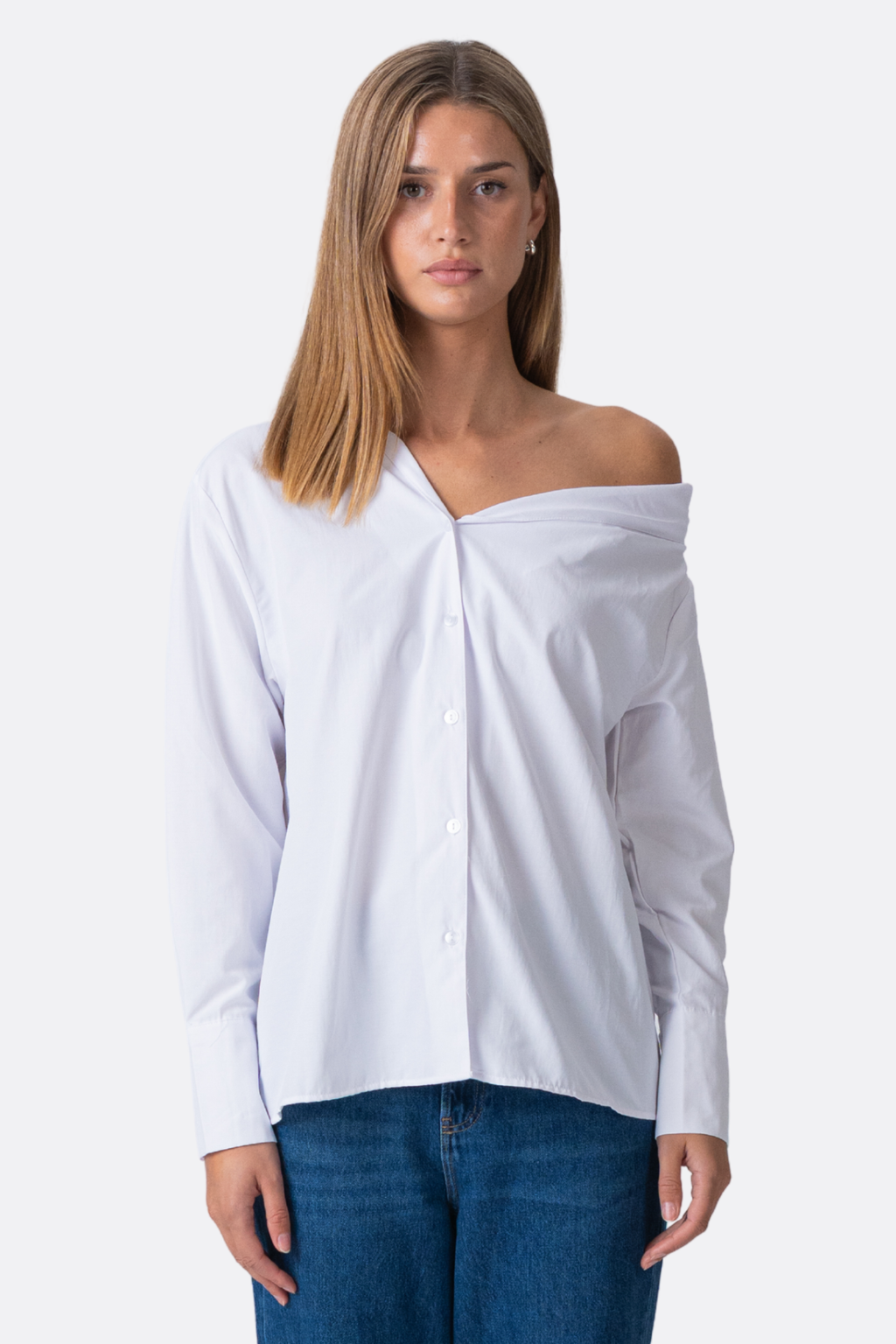 Serena Oversized Shirt - bianco