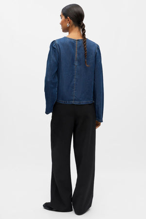 Frame top - denim blu scuro