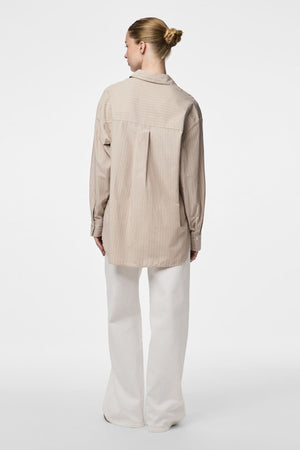 Melia Loose Shirt -  Crockery