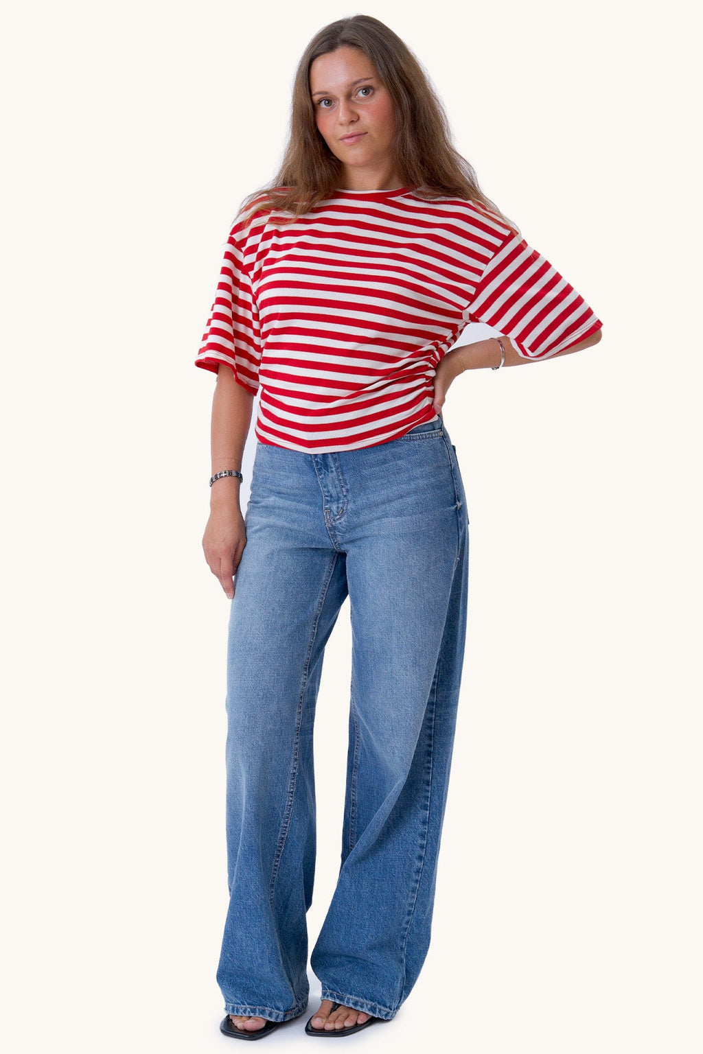 T-shirt Pataya - Rossa/Bianca
