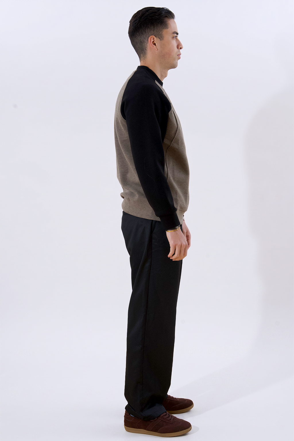 Maglione con maniche raglan - Verde polvere