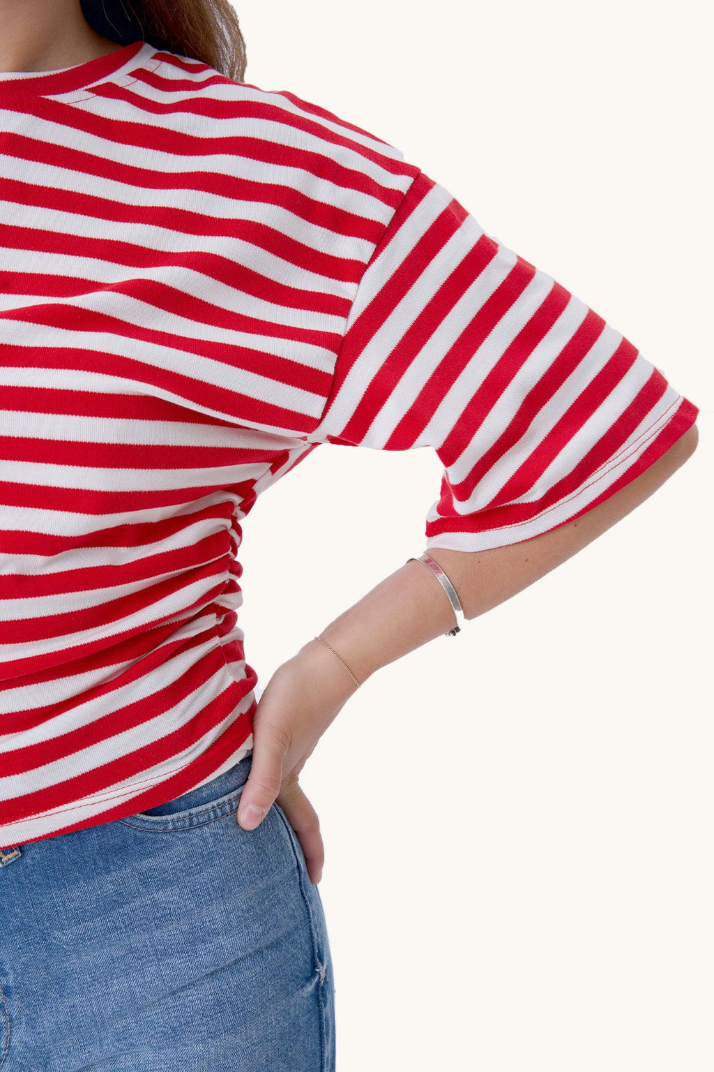 T-shirt Pataya - Rossa/Bianca