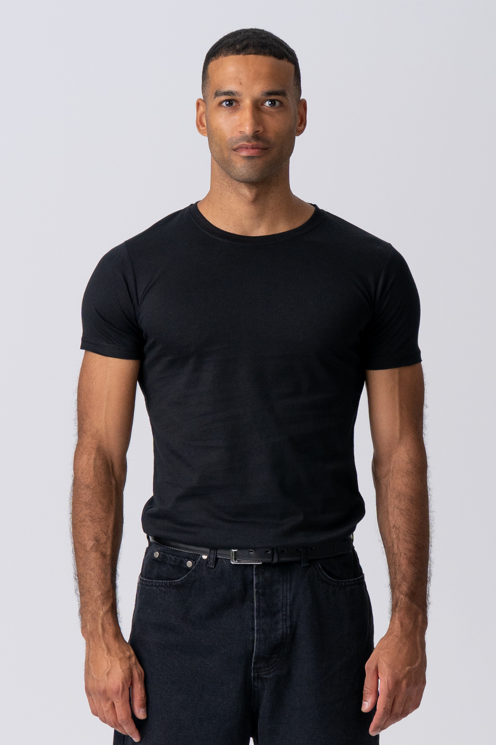 T -shirt muscolare - nero