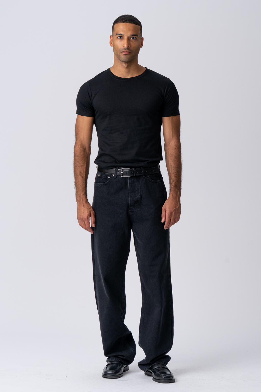 T -shirt muscolare - nero