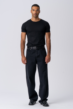 T -shirt muscolare - nero