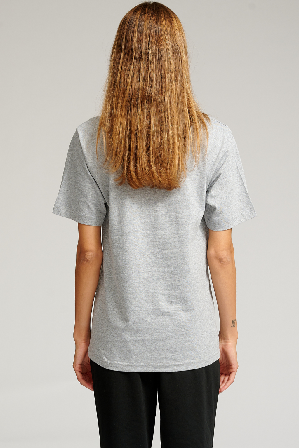 T -shirt oversize - grigio melange