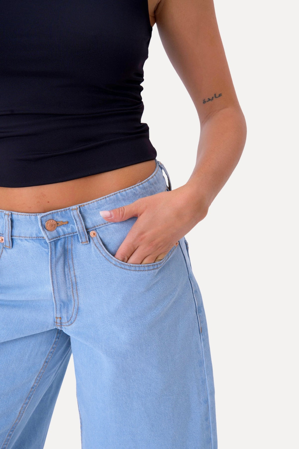 Denim Shorts - Light Blue