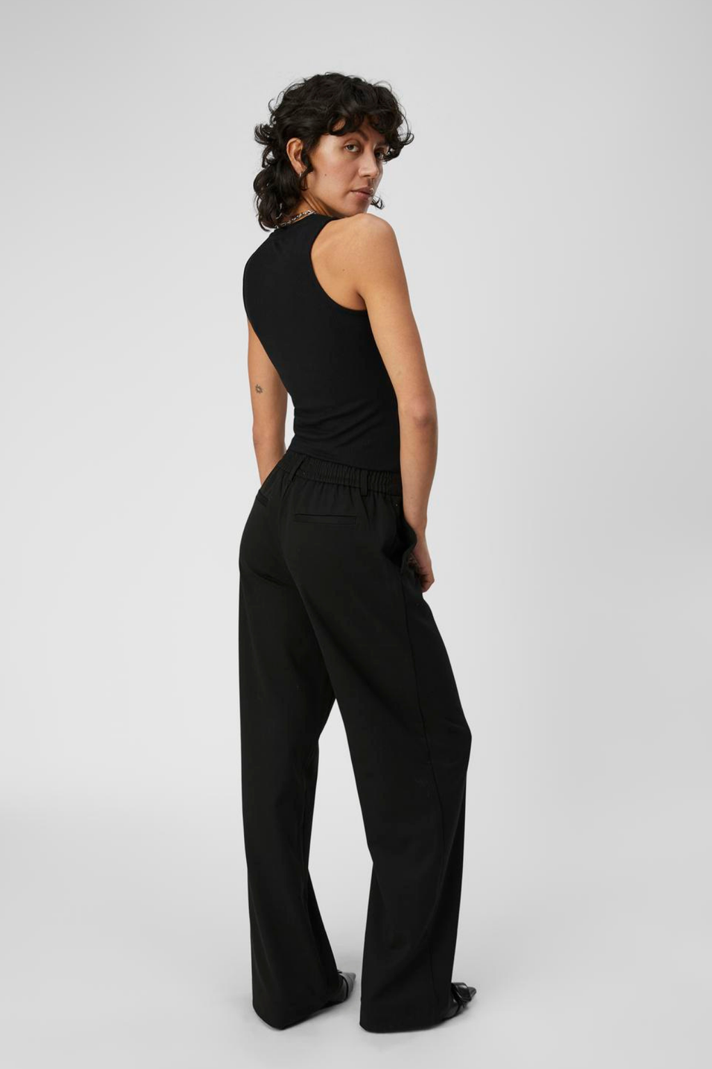 Lisa Wide Pants - Nero