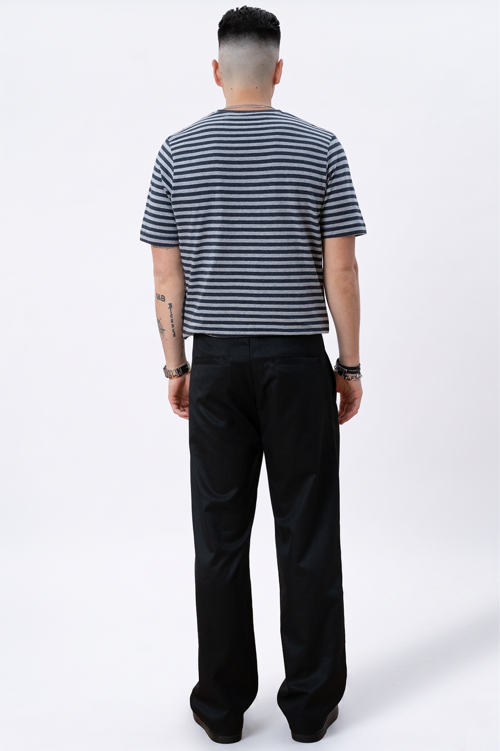 Stripe NøRregade - Grigio nero chiazzato