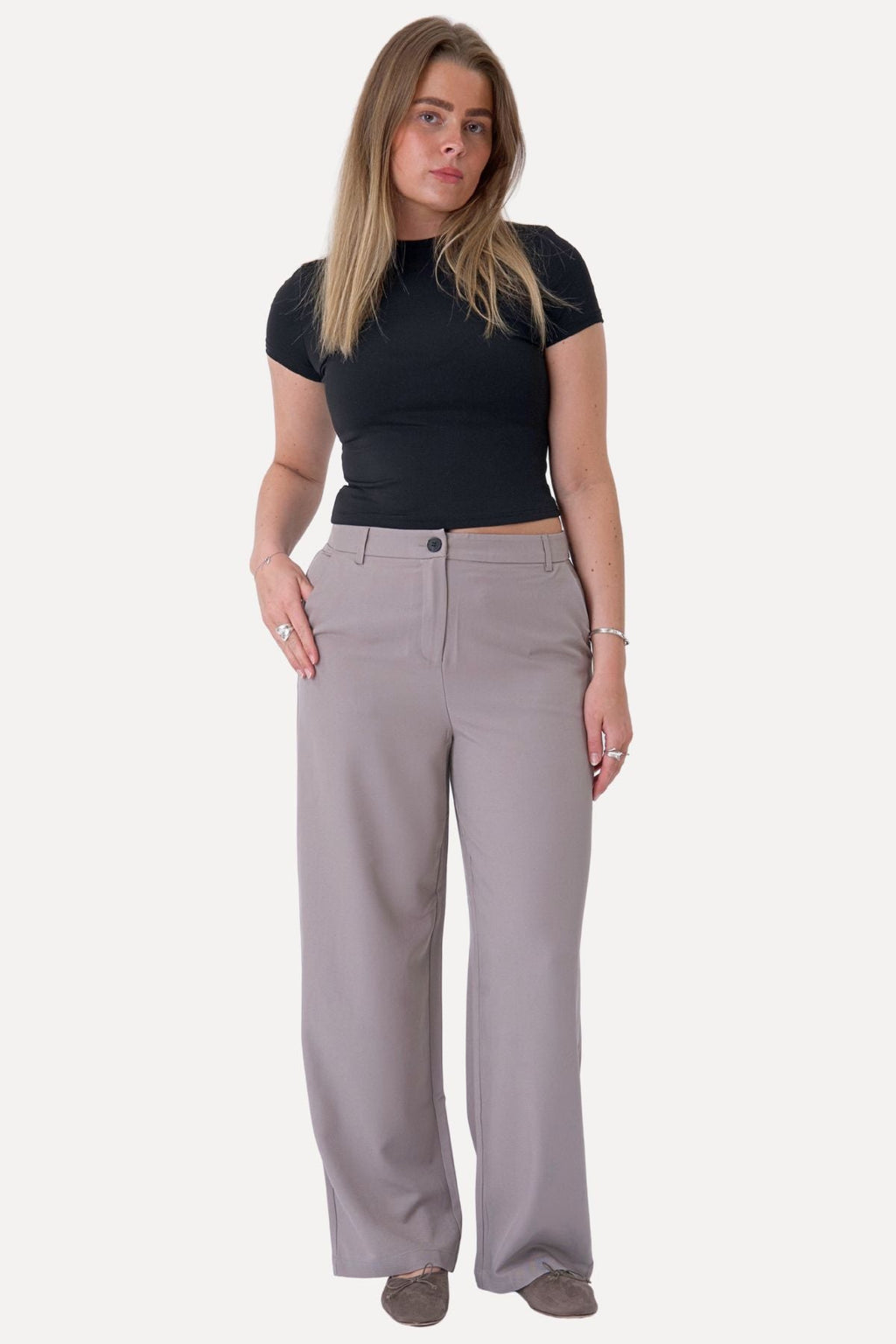 Pantaloni classici - grigio