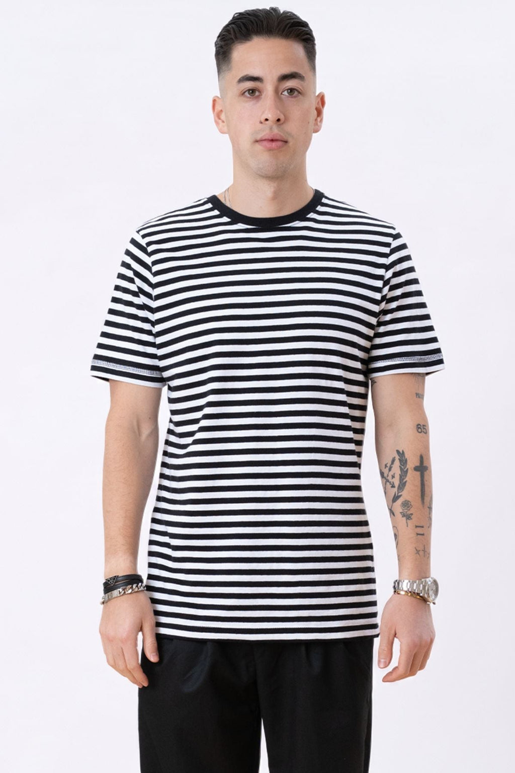 Stripe NøRregade - Black -White