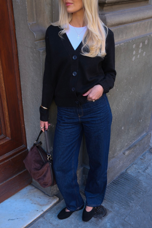 The Original Performance Wide Jeans - Dark Blue Denim