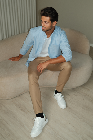The Original Performance Oxford Shirt ™ ️ - Cashmere Blue (FS)