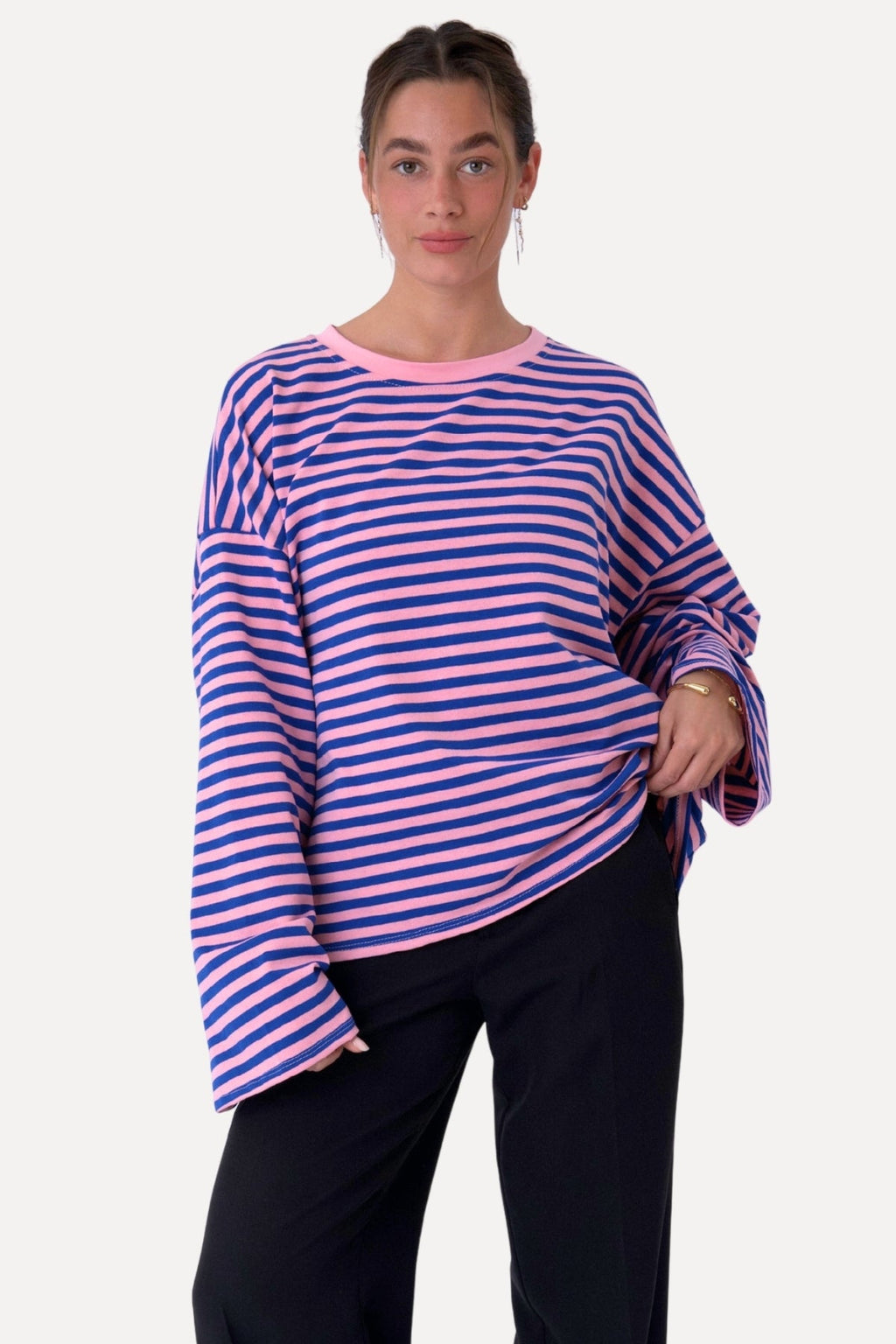 Camicetta Cleo - Blu/Rosa