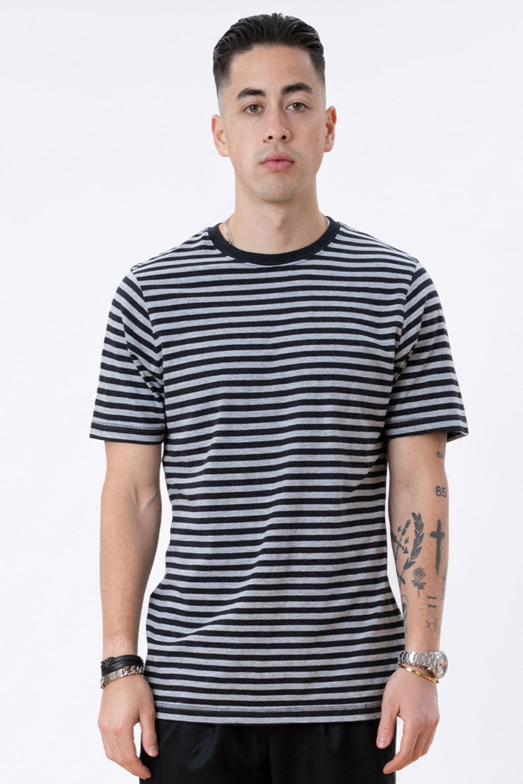 Stripe NøRregade - Grigio nero chiazzato