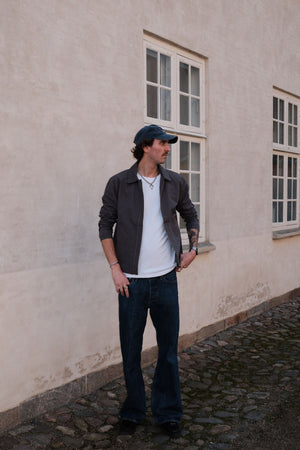 Short Zip Jacket - Grey