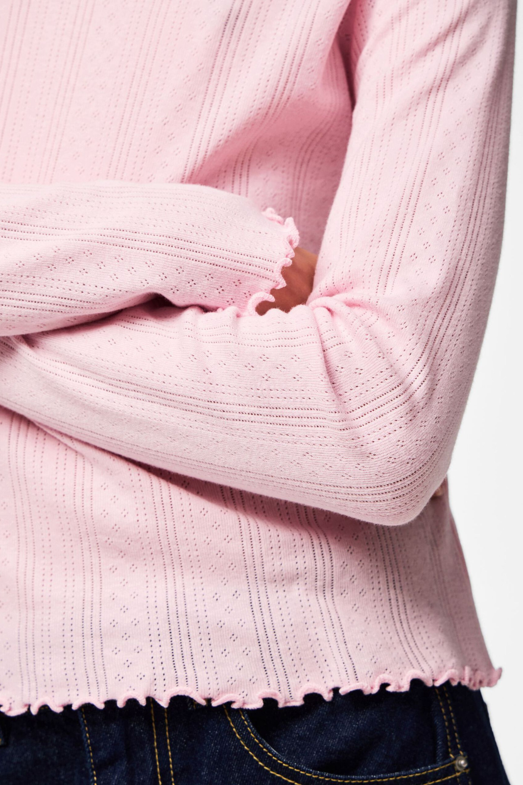 Marie O-Neck Top -  Roseate Spoonbill