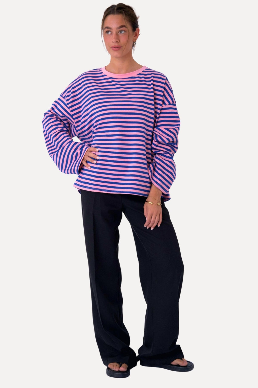 Camicetta Cleo - Blu/Rosa