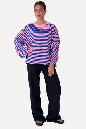 Camicetta Cleo - Blu/Rosa