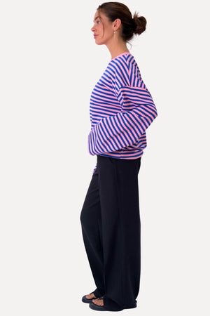 Camicetta Cleo - Blu/Rosa