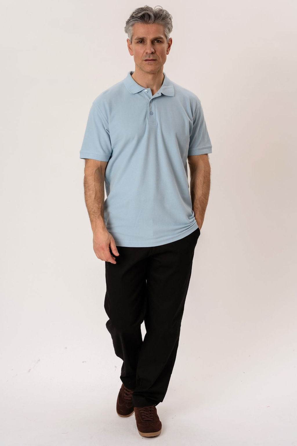 Basic Polo - Azzurro