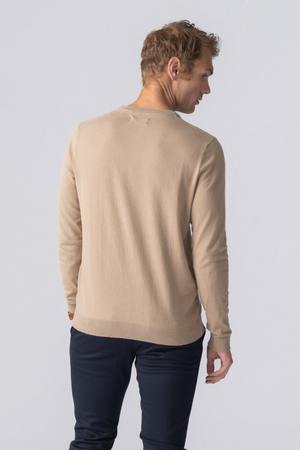 Pullover girocollo - Sabbia