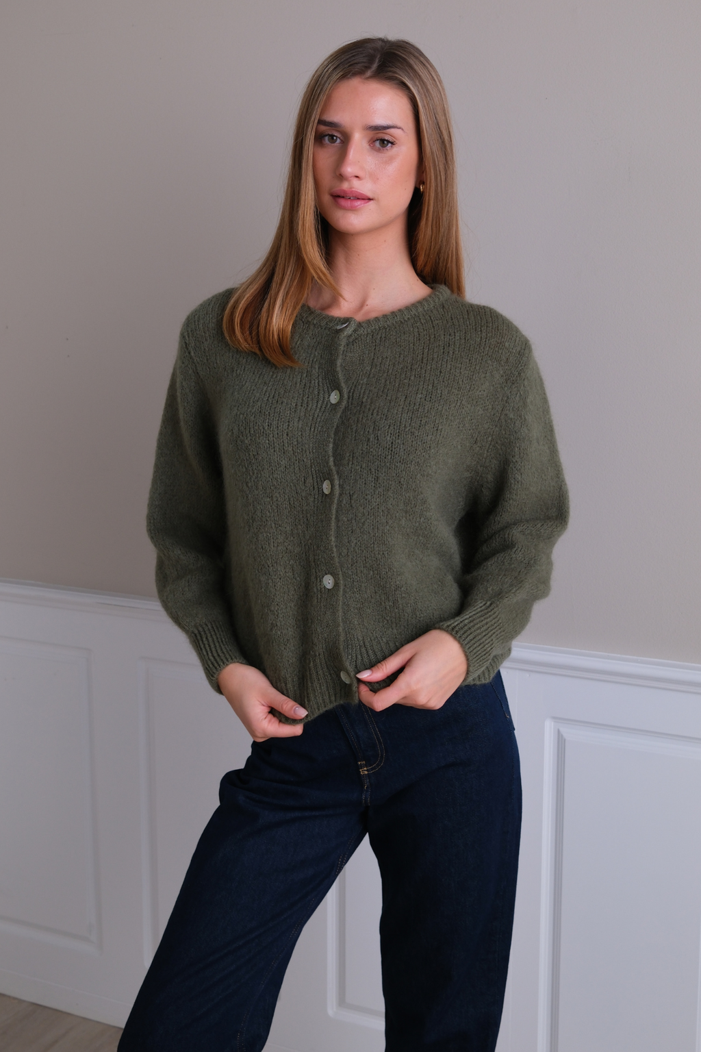 Cardigan Anna - Verde scuro