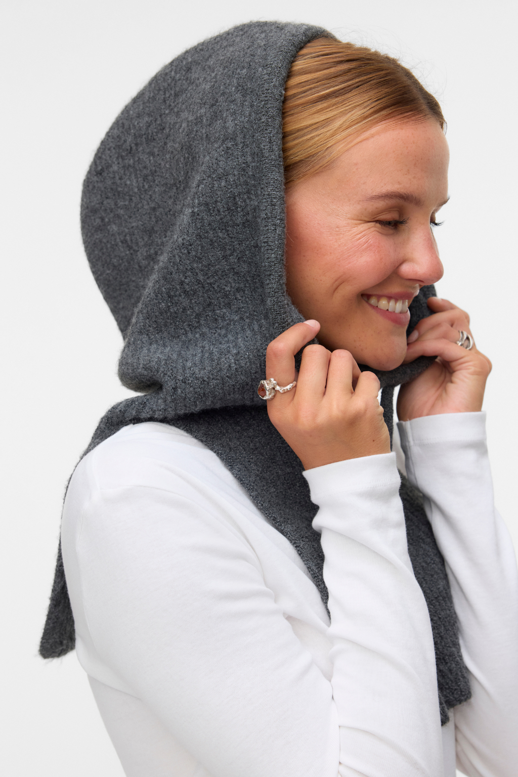 Elena Balaclava - Melange grigio scuro