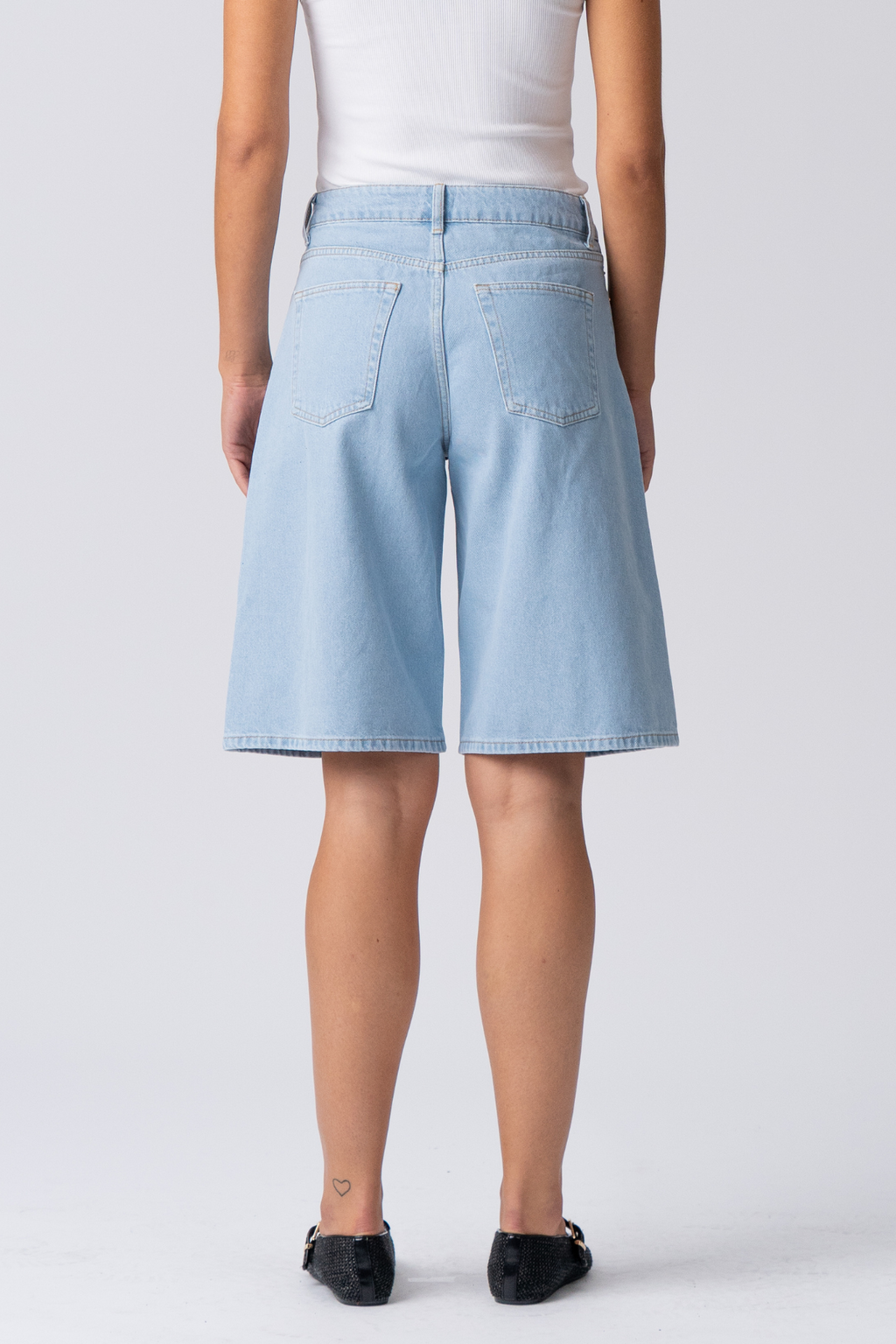 Denim Jorts - Denim azzurro