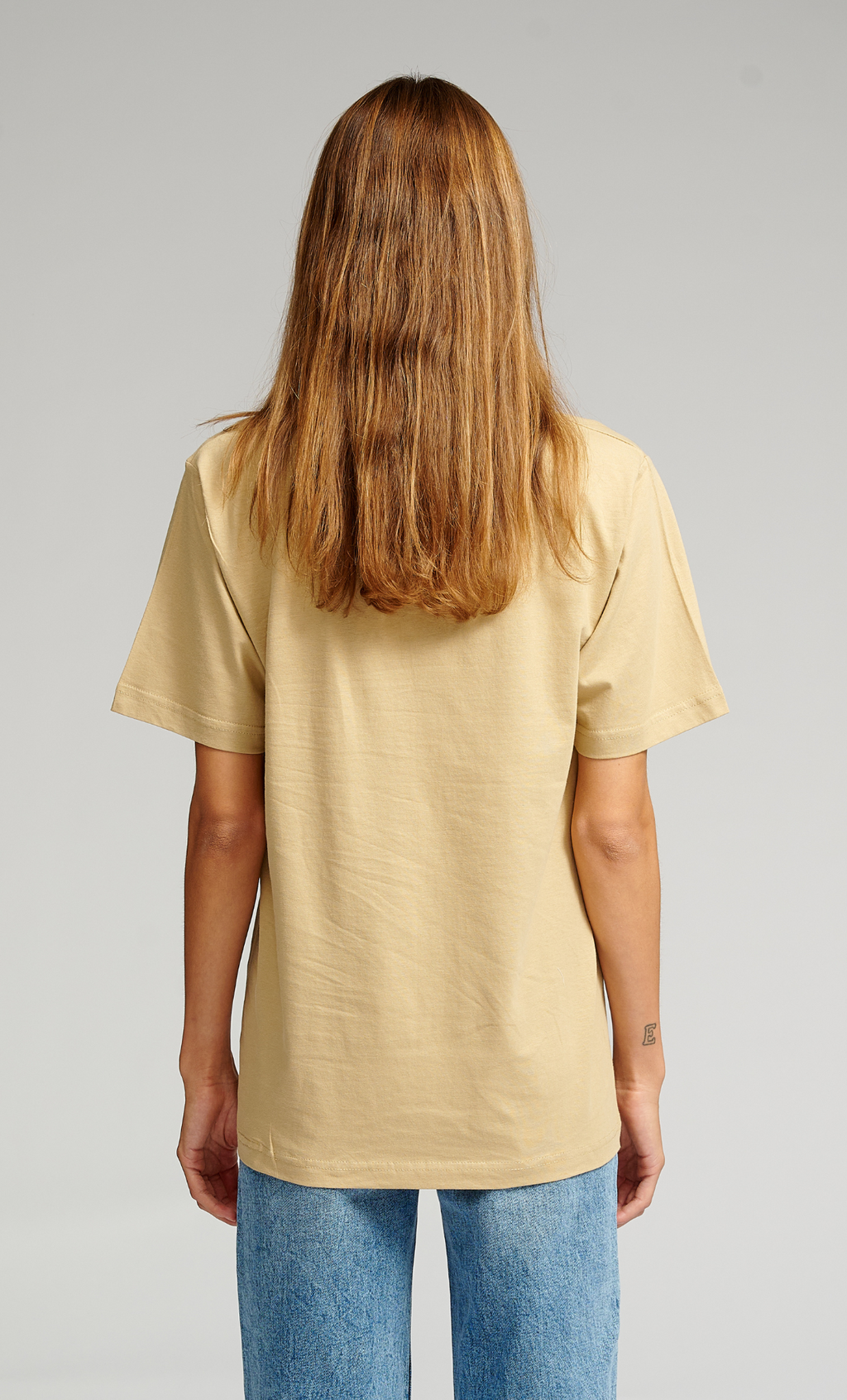 Oversized T-shirt - Beige