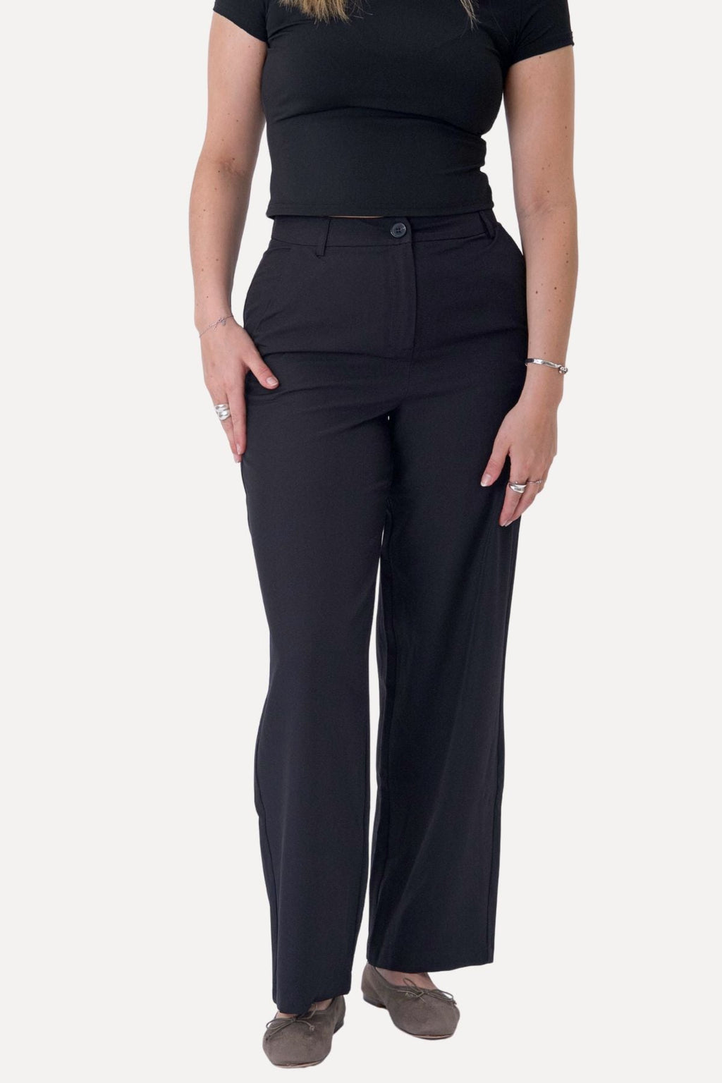 Pantaloni classici - nero